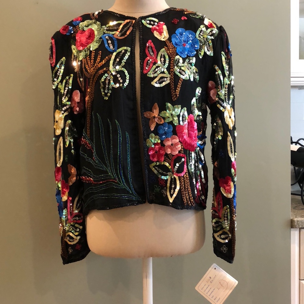 Sequin evening jacket